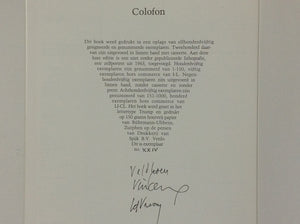 -  Beschrijvende Catalogus Van de Prenten Van Aat Veldhoen 1956 Tot 1967 - Luxe editie in Een Schuifdoos Met Gesigneerde Lithografie