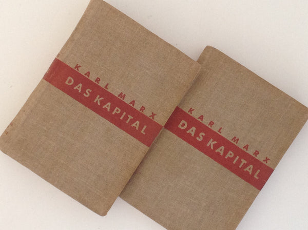 Karl Marx -  Das Kapital Kritik Der Politischen Okonomie Ersten Band Buch I : Der Produktionsprozess Des Kapital - Zweiter Band - Buch II : Der Zirkulationsprozess Des Kapitals - Two Vulumes (of three)