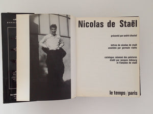 NICOLAS DE STAË - Paris: Le Temps, 1968. 1st Edition by Andre Chastel