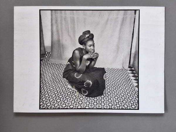 Soul of Africa - Invitation card - Groupshow with works by Malick Sidibe. Sanle Sory,  Leonce Raphael Agbodjelou Malick Sidibe