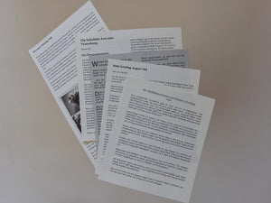 Erster Schulgang - eine Metamorphose - Karl Heinz Meienburg - numbered edition with two original photographs ROB VAN DER NOL