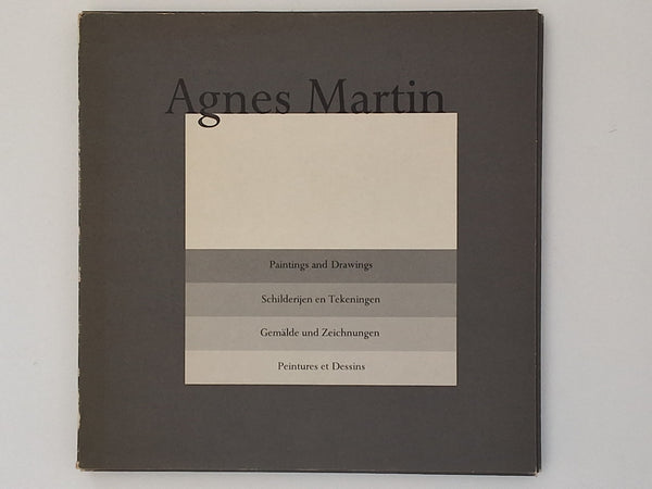 AGNES MARTIN - Paintings and Drawings - Schilderijen en Tekeningen - Gemalde und Zeichnungen - Peintures et Dessins - 1974 - 1990 - Including the prints – Stedelijk Museum cat. nr 744 AGNES MARTIN