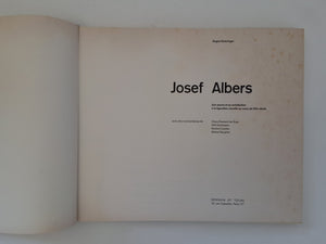 JOSEF ALBERS Son Oeuvre et sa Contribution a la figuration visuelle au cours de XXe siecle
