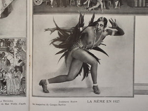JOSEPHINE BAKER - Folies Bergere - un Vent de Folie - Cinquieme album 1927 - Magazine