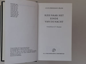 Reis naar het einde van de nacht Louis-Ferdinand Celine