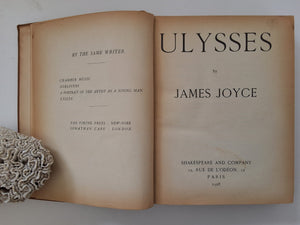 ULYSSES - 1928 JAMES JOYCE Publisher: Shakespeare and Company, Paris