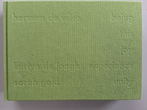 being this joy experience unity - herman de vries - personal structures of art # 8 - de luxe edition with multiple in a box - numbered and SIGNED