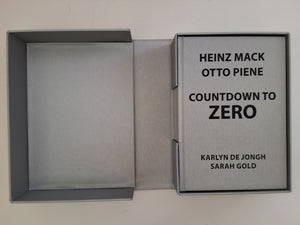 Countdown to ZERO - Heinz Mack - Otto Piene - de luxe Edition numbered and SIGNED - Personal Structures Art Projects # 10
