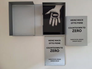 Countdown to ZERO - Heinz Mack - Otto Piene - de luxe Edition numbered and SIGNED - Personal Structures Art Projects # 10