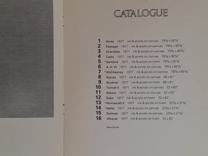 MAX COLE - first exhibition catalogs of the artist 1977 -