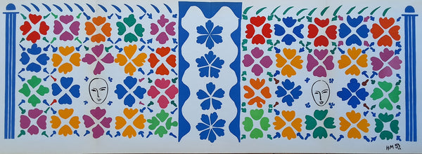 Decoration - Masques- Lithograph from Dernieres Oeuvres de matisse - Verve 35 - 36 Matisse