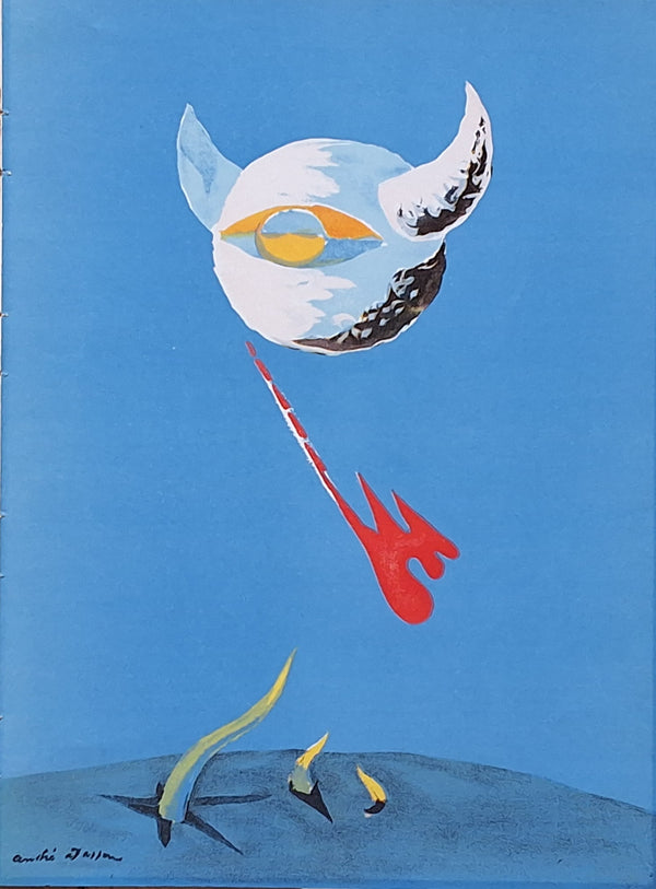 Lune - lithograph by Andre Masson - Verve 2 - spring 1938 - ANDRE MASSON