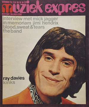 MUZIEK EXPRES - jaargang 1970 15e jaargang (incompleet) - Inclusief alle center folds