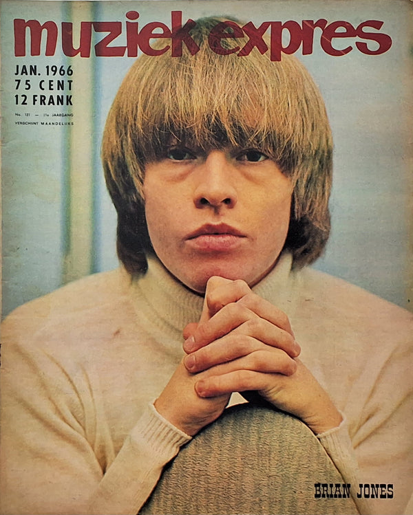 MUZIEK EXPRES - 9 nummers van de jaargang 1966 (incompleet) - inclusief centre folds
