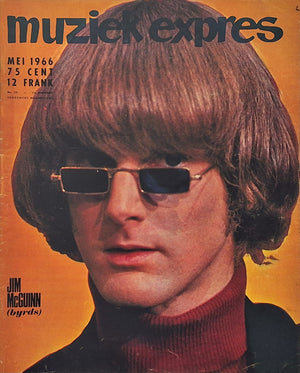 MUZIEK EXPRES - 9 nummers van de jaargang 1966 (incompleet) - inclusief centre folds