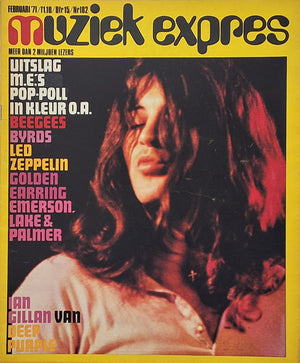 MUZIEK EXPRES - 11 nummers van jaargang 1971 - inclusief alle center folds
