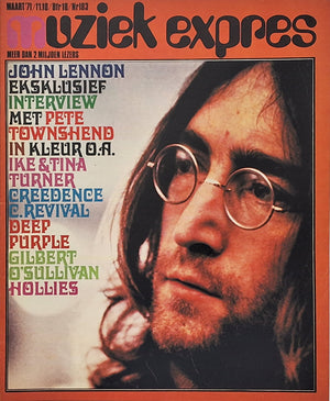 MUZIEK EXPRES - 11 nummers van jaargang 1971 - inclusief alle center folds