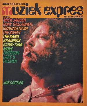 MUZIEK EXPRES - 11 nummers van jaargang 1971 - inclusief alle center folds