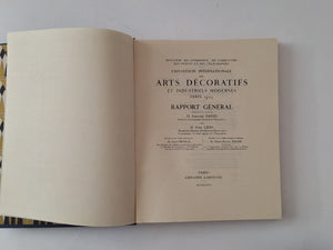 Exposition Internationale des Arts Decoratifs et Industriels Modernes Paris 1925 - Section Artistiques et Technique - Volume V Accessoires du Mobilier (classe 9 a 12) M.PAUL LEON
