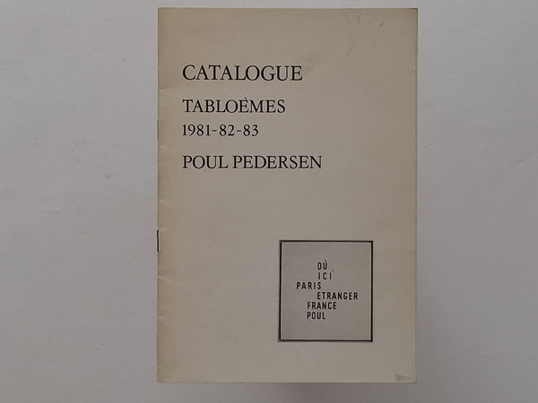 Catalogue - Tabloemes 1981 - 82 - 83 - Poul Pedersen