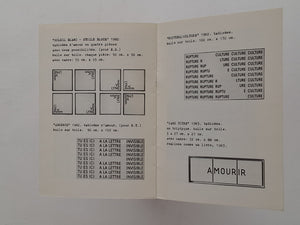 Catalogue - Tabloemes 1981 - 82 - 83 - Poul Pedersen