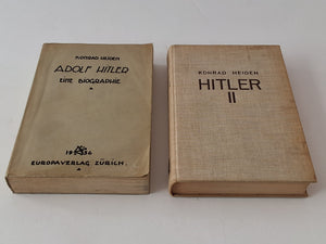 Adolf Hitler - Eine Biographie - Vol I and II KONRAD HEIDEN