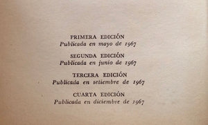GABRIEL GARCIA MARQUEZ - Cien Anos De Soledad - 1967 - . Buenos Aires: Editorial Sudamericana, 1967.