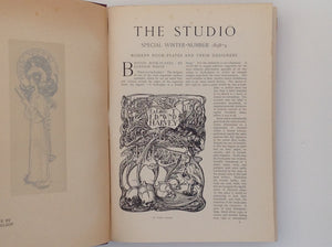 The Studio - Special Winter number 1898 - 1899 - Modern Book-Plates and Their Designers - the Studio - Special Winter Number 1899-1900 Modern Book Bindings and Their Designers - the Studio - summer Number 1899 - Beauty's Awakening a Mask of Winter ..