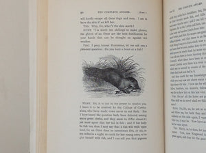 IZAAK WALTON / CHARLES COTTON - The Complete Angler or the Contemplative Man's Recreation - with Seventy-four Wood Engravings.