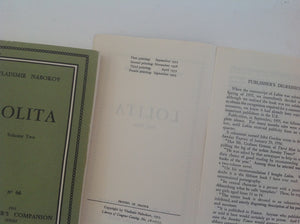 VLADIMIR NABOKOV - Lolita - Two Volumes - No 66 Traveller's Companion Series