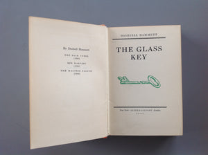 DASHIELL HAMMETT - The Glass Key - First Edition 4th Printing - 1931 .