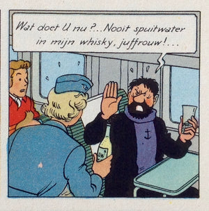 HERGE. De avonturen Van Kuifje - Raket Naar de Maan - gebonden editie harde kaft