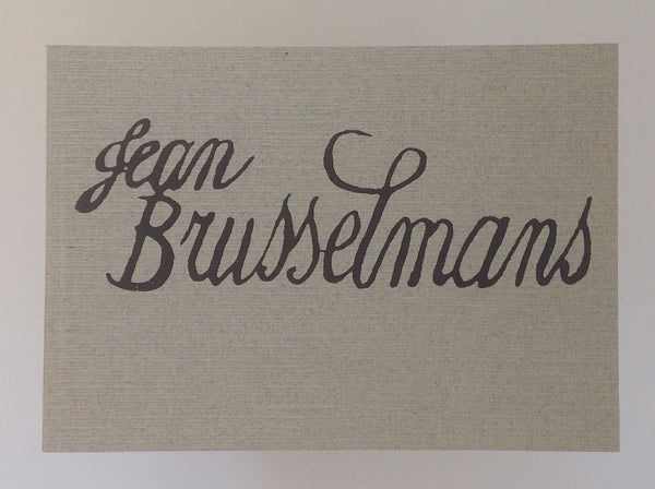 JEAN BRUSSELMANS - Les Travaux et Les Jours - Werken En Dagen -