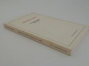 DONALD JUDD - Complete Writings - 1975 - 1986 - as New Paperback