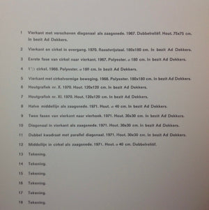 AD DEKKERS - Expositie Ad Dekkers - Catalogus Nr 2 - SIGNED