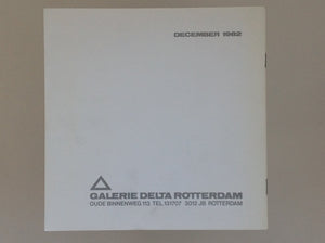 JEAN MICHEL BASQUIAT - December 1982 - Early Solo Exhibition Catalogue - Galerie Delta Rotterdam