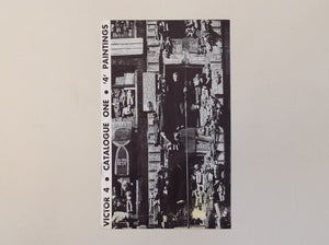 VICTOR 4. Victor 4 - Catalogue One - '4' Paintings - SIGNED and with a Small DRAWING (Viktor IV)