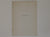 JAN VERCRUYSSE - Fur Elise - First (artist) book of the Author 1978
