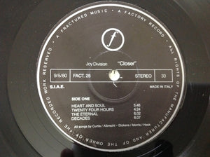 Joy Division - Closer - FACT.XXV -