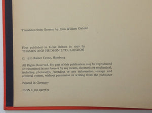 WARHOL - tekst by RAINER CRONE -  Thames and Hudson Edition 1970