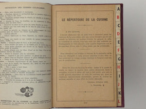 Th GRINGOIRE / L SAULNIER - Le Repertoire De La Cuisine -