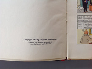 HERGE. De avonturen Van Kuifje - Raket Naar de Maan - gebonden editie harde kaft