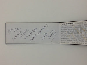 FRITS BERENDS - Crossroads - SIGNED