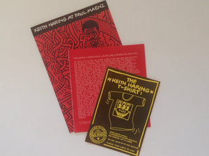 KEITH HARING : Keith Haring at Paul Maenz - Mai 1984 - 3 Pieces