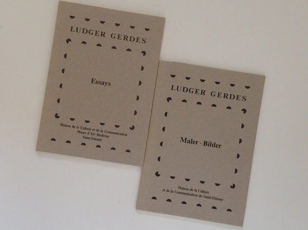 LUDGER GERDES - Maler - Bilder - Essays - 2 Volumes
