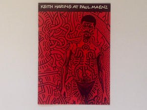 KEITH HARING : Keith Haring at Paul Maenz - Mai 1984 - 3 Pieces