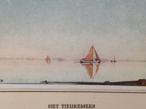 JAC. P THIJSSE - Friesland - Originele Editie Uit 1918 - compleet Met Alle Plaatjes Ingeplakt