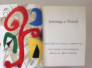 Hommage a Teriade - Lithograph By Miro
