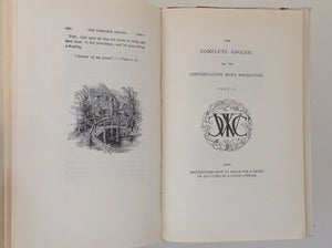 IZAAK WALTON / CHARLES COTTON - The Complete Angler or the Contemplative Man's Recreation - with Seventy-four Wood Engravings.
