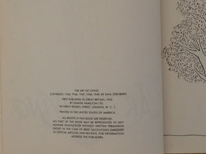 SAUL STEINBERG - The Art of Living By Saul Steinberg - First English Edition